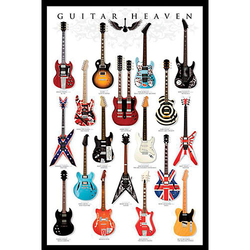 Ace Framing Guitar Heaven 24x36 Poster Guitar Center