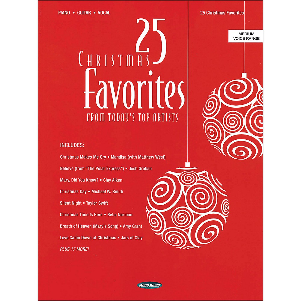 UPC 884088284725 product image for Word Music 25 Christmas Favorites From Today's Top Artists In Medium Voice Range | upcitemdb.com