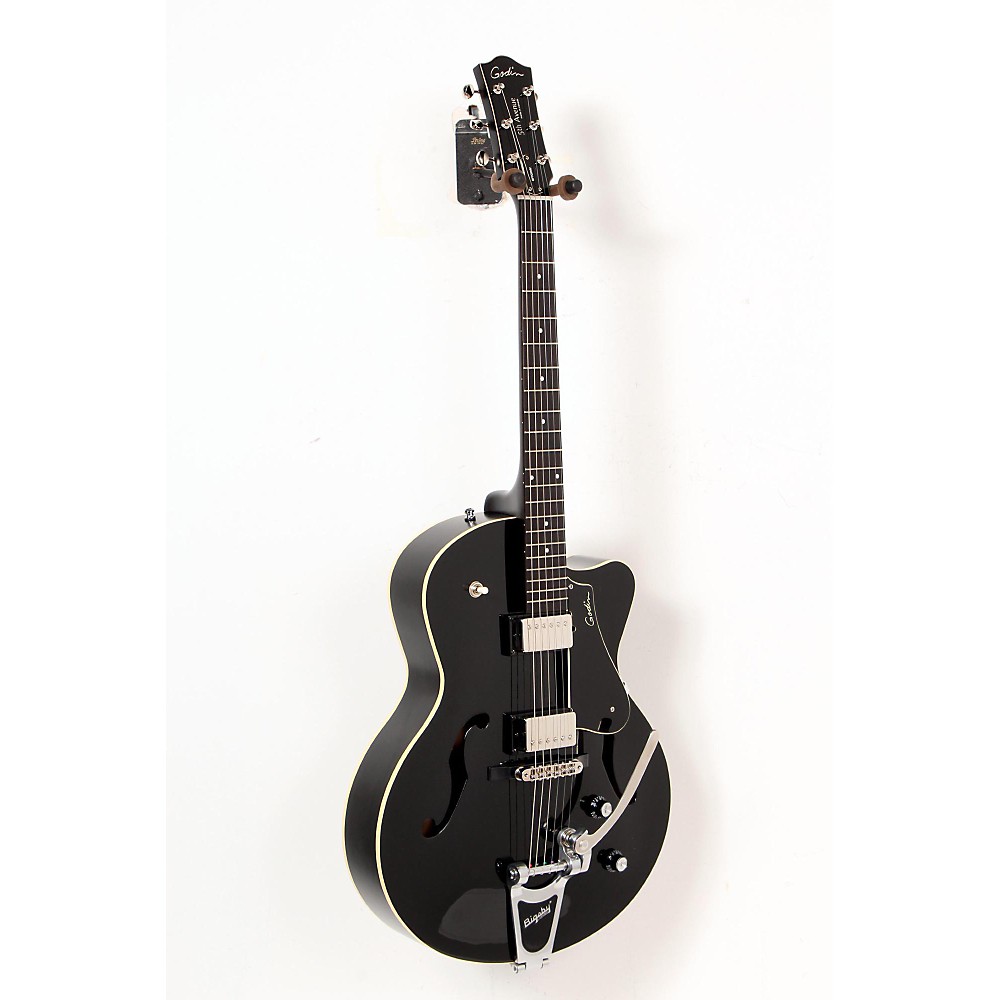 UPC 888365220604 product image for Godin 5Th Avenue Uptown Gt Guitar With Bigsby Solid Black 888365220604 | upcitemdb.com