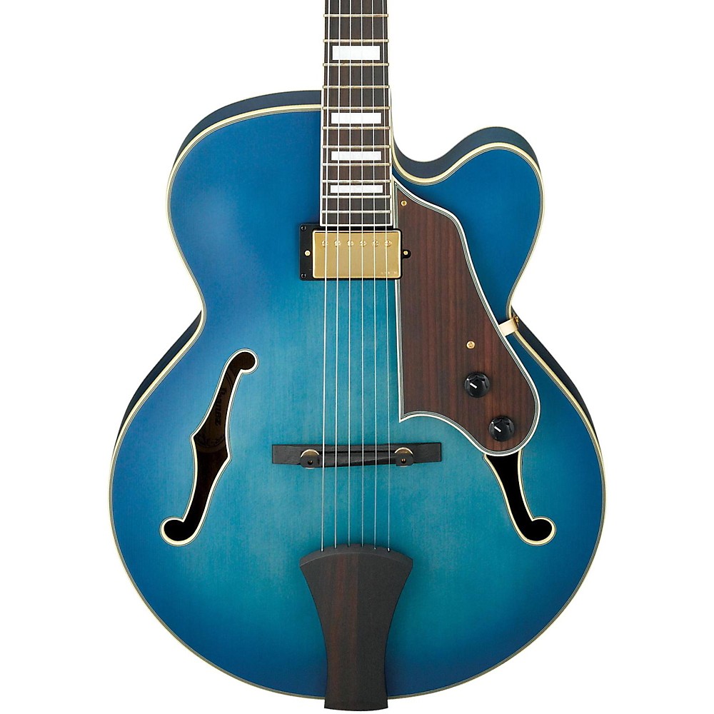 UPC 606559997954 product image for Ibanez Artcore Expressionist Afj91 Hollowbody Electric Guitar Jet Blue Burst Fla | upcitemdb.com