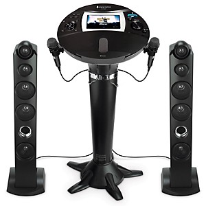 The Singing Machine ISM1060BT Hi-Def Pedestal Karaoke System by The Singing Machine