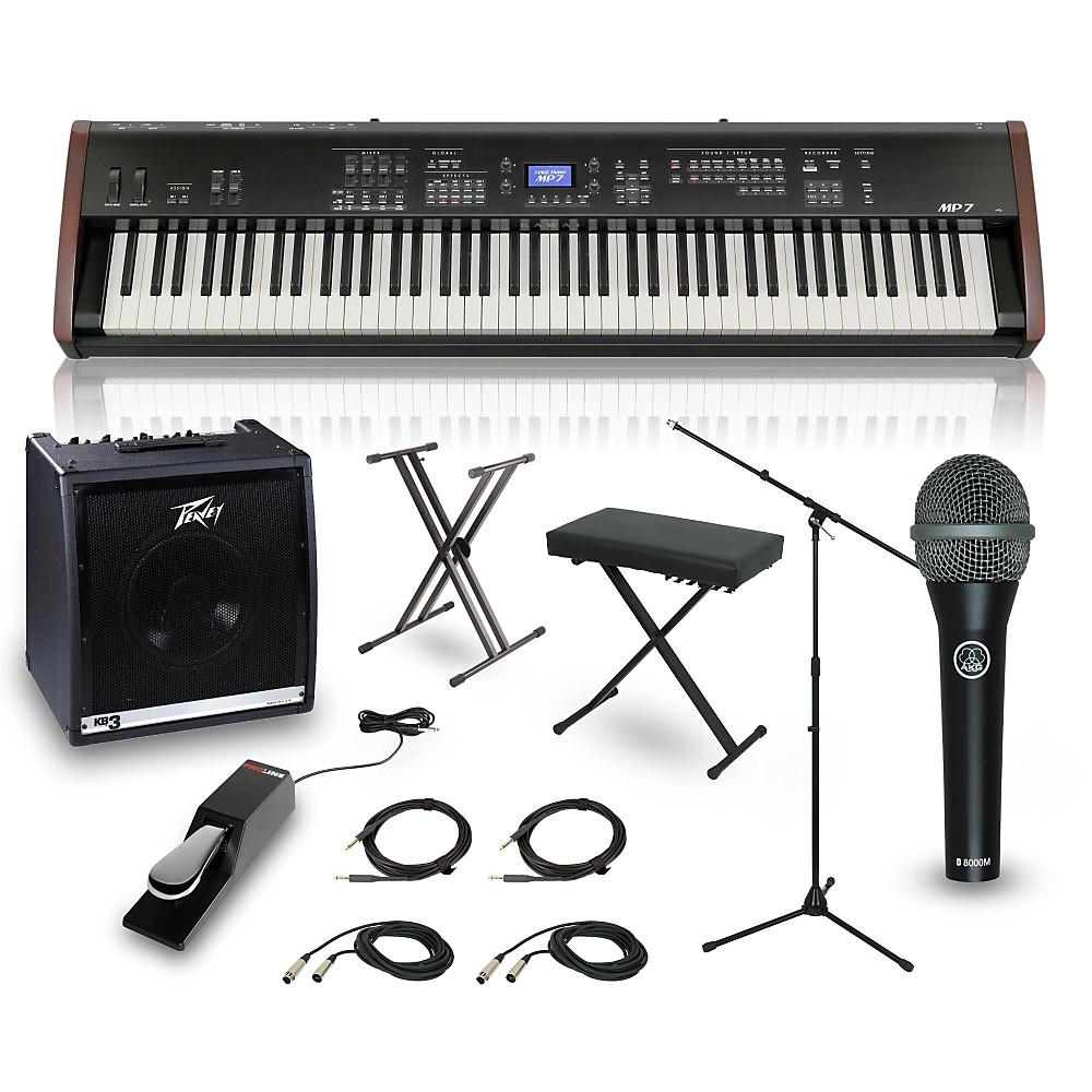 UPC 888365859347 product image for Kawai Mp7 88 Key Complete Stage Piano Package | upcitemdb.com