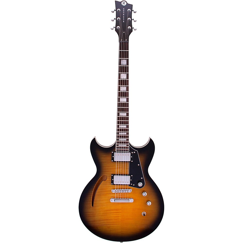 UPC 617529228558 product image for Reverend Manta Ray Hb Semi-Hollowbody Electric Guitar Tobacco Burst | upcitemdb.com