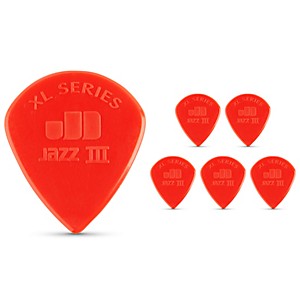 Dunlop Jazz III XL Guitar Picks 6 Pack by Dunlop