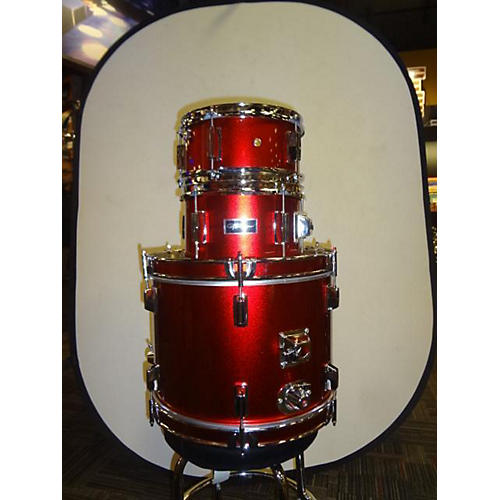 Used Groove Percussion Jr 100 Drum Kit Candy Apple Red Guitar Center