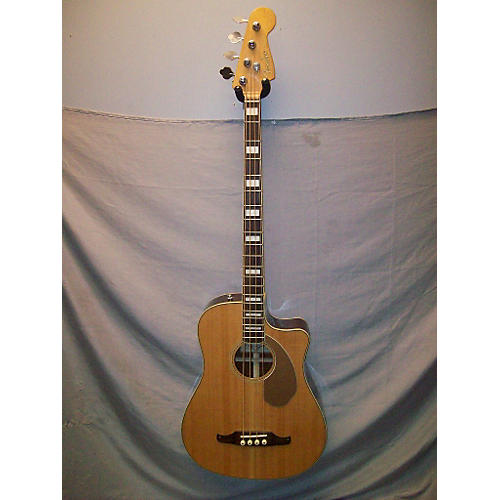 Used Fender Kingman 4String Acoustic Bass Guitar Blonde Guitar Center