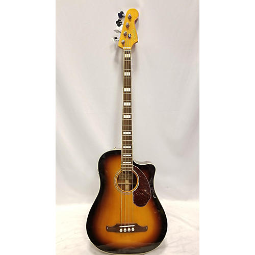Used Fender Kingman 4String Acoustic Bass Guitar Sunburst Guitar Center