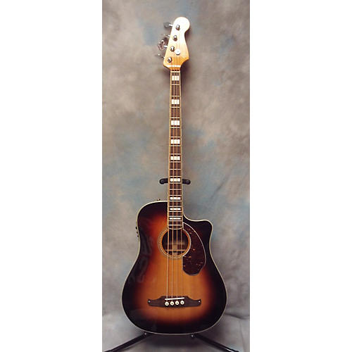 Used Fender Kingman Acoustic Electric Bass Acoustic Bass Guitar