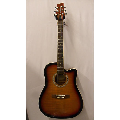 Used Kona Ksp1cesb Acoustic Electric Guitar 3 Color Sunburst Guitar
