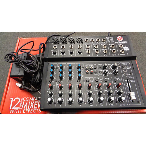 Used Harbinger L1202FX 12 Channel Mixer Powered Mixer Guitar Center