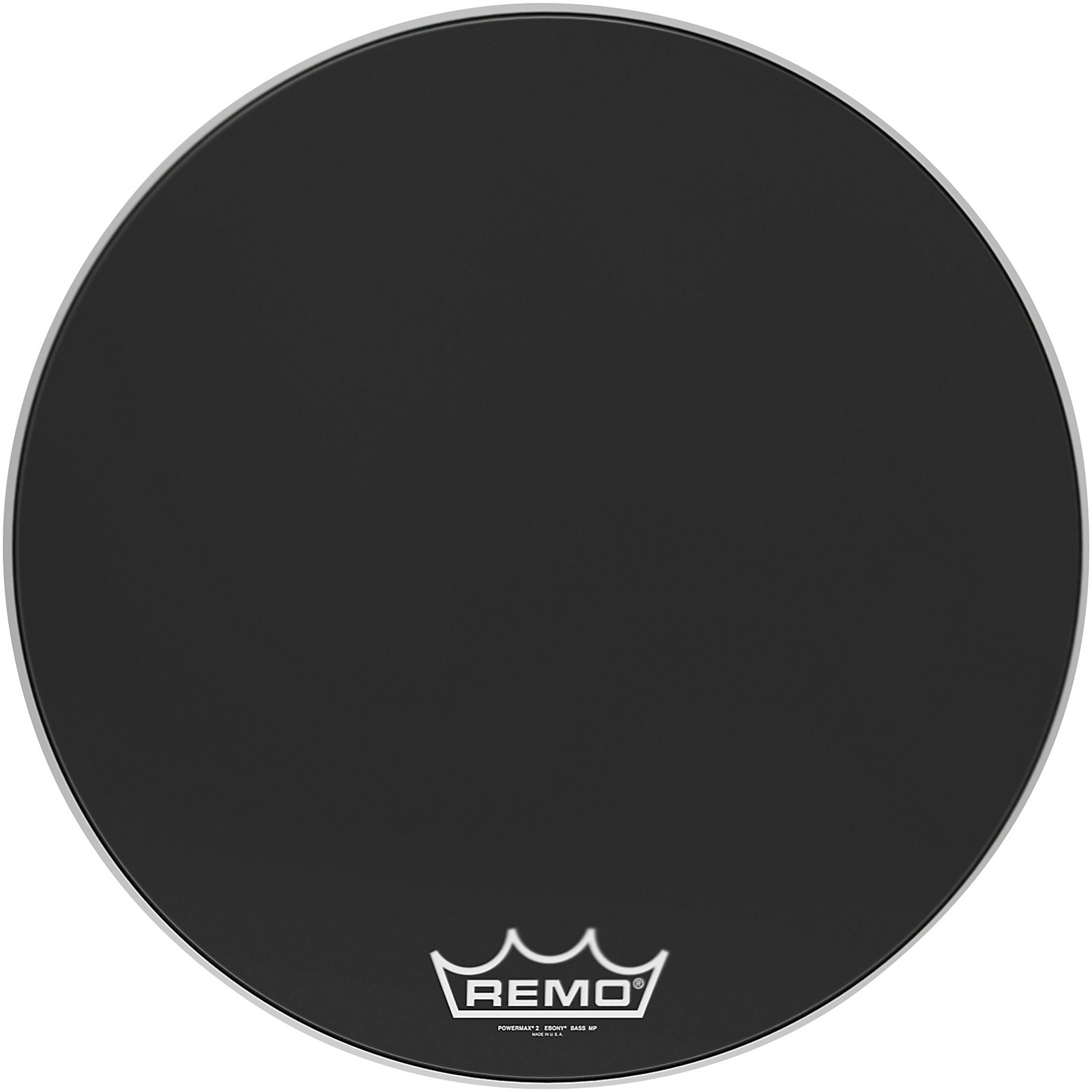 Remo Powermax Ebony Crimplock Bass Drum Head In Guitar Center