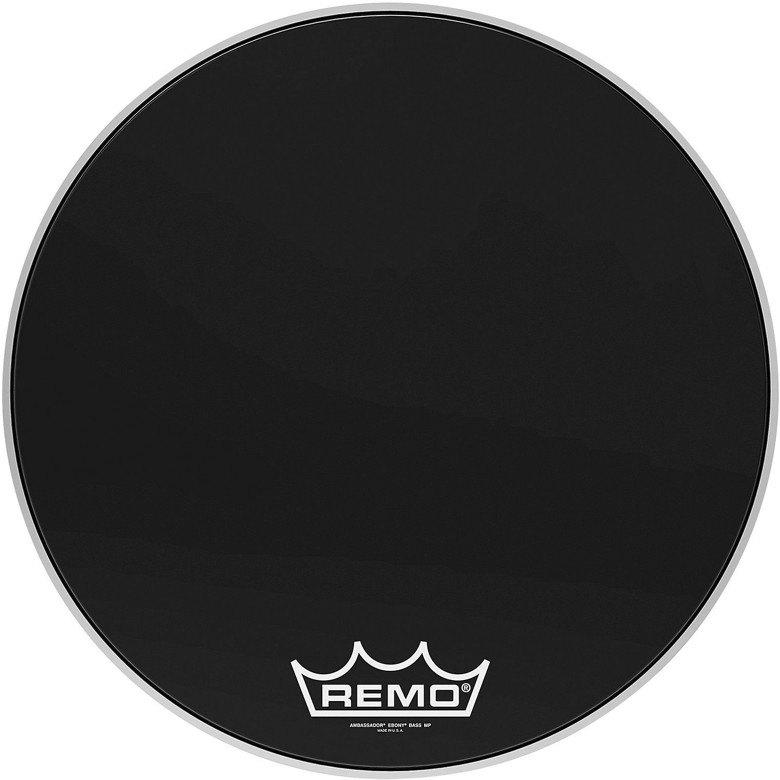 Remo Ebony Ambassador Crimplock Bass Drum Head In Guitar Center