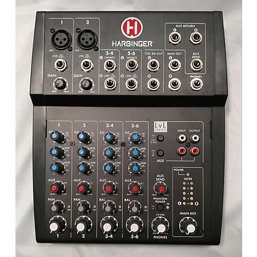 Used Harbinger L802 Powered Mixer Guitar Center