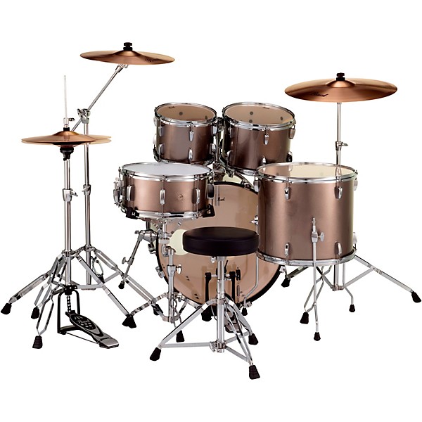 Pearl Roadshow Complete Piece Drum Set With Hardware And Cymbals