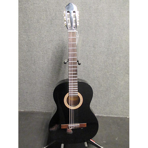 Used Lucero LC100 Black Classical Acoustic Guitar Guitar Center