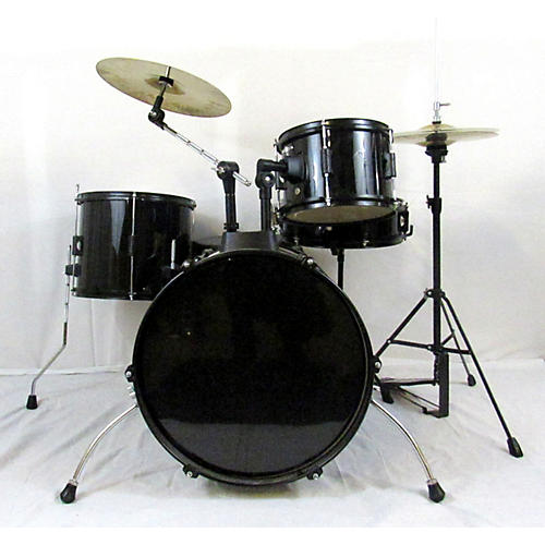 Used SPL LIL' KICKER DRUM SET Drum Kit Black Guitar Center