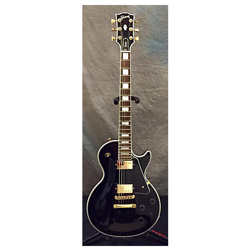 Used Gibson Les Paul Classic Custom Lite Black And Gold Solid Body