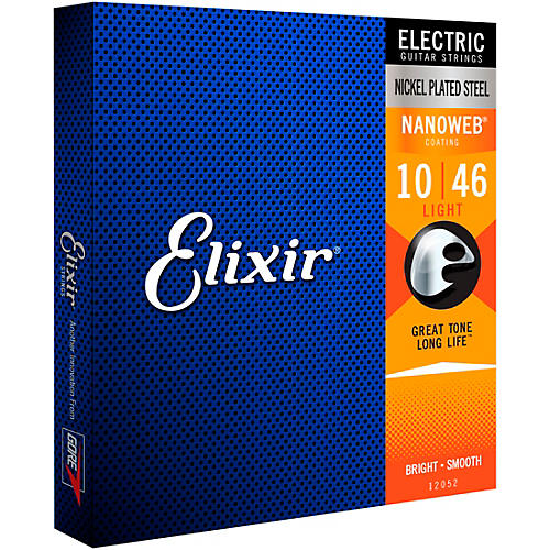 Elixir Light Nanoweb Electric Guitar Strings Guitar Center Elixir Light Strings With Nanoweb Coating