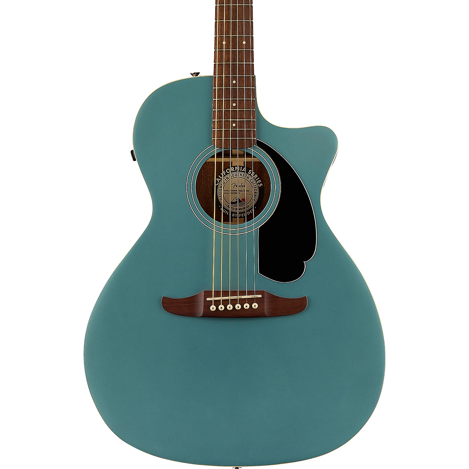 Fender California Newporter Player Acoustic Electric Guitar Tidepool