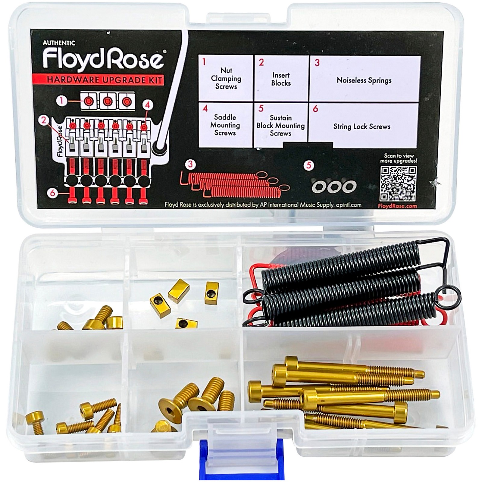 Floyd Rose Stainless Steel Hardware Upgrade Kit Gold Guitar Center