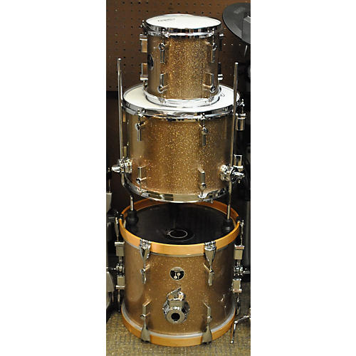 Used Sonor MARTINI 3PIECE Drum Kit GOLD SPARKLE Guitar Center