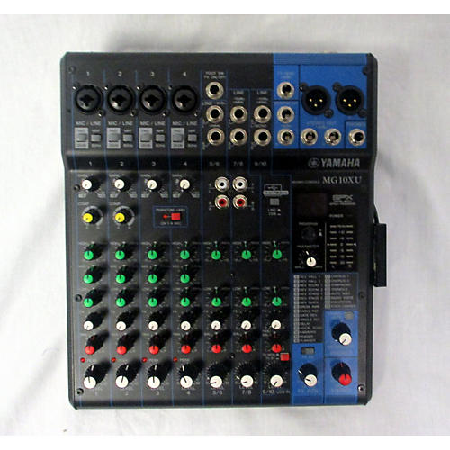 Used Yamaha MG10XU Unpowered Mixer Guitar Center