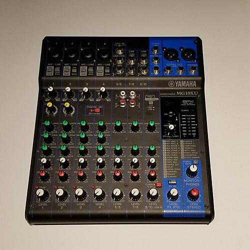 Used Yamaha MG10XU Unpowered Mixer Guitar Center