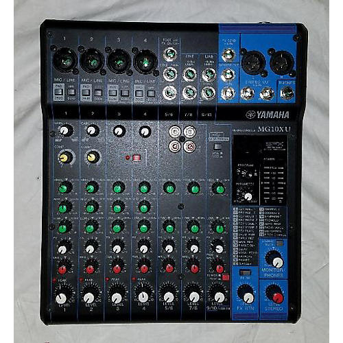 Used Yamaha MG10XU Unpowered Mixer Guitar Center