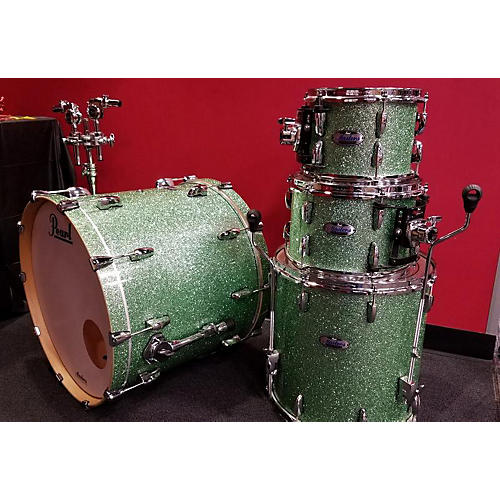 Used Pearl Masters Maple Complete Drum Kit Absinthe Sparkle Guitar Center
