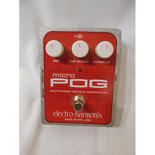 Used ElectroHarmonix Micro Pog Polyphonic Octave Generator Effect