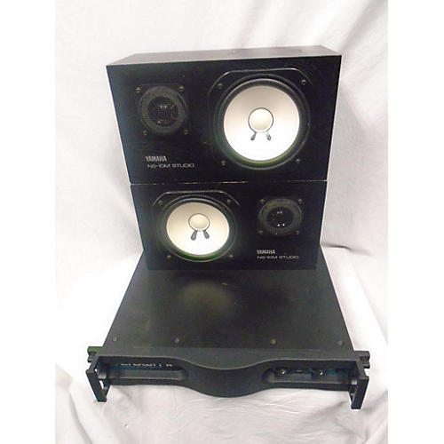 Used Yamaha NS10 PAIR WITH CROWN K1 POWER AMP Unpowered Monitor