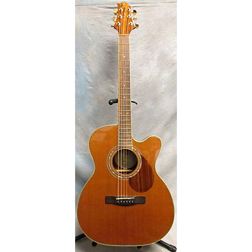 Used Greg Bennett Design By Samick OM15CE Acoustic Electric Guitar 