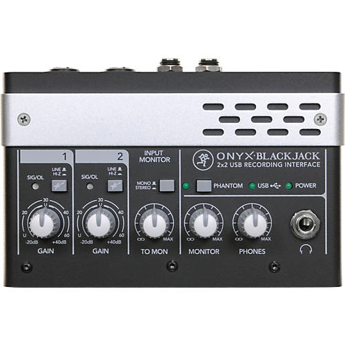 onyx blackjack 2x2 usb recording interface