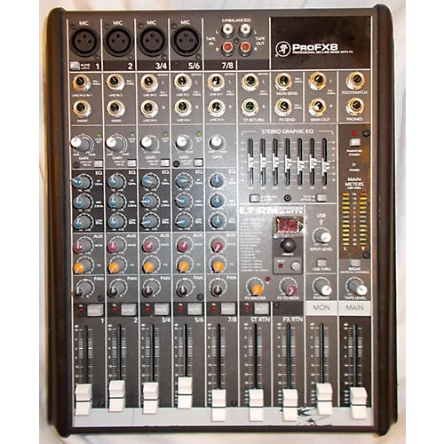 Used Mackie PROFX8 Unpowered Mixer Guitar Center