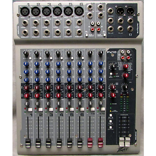 Used Peavey PV10 Unpowered Mixer Guitar Center