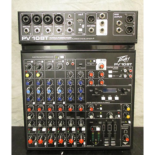 Used Peavey PV10BT Unpowered Mixer Guitar Center