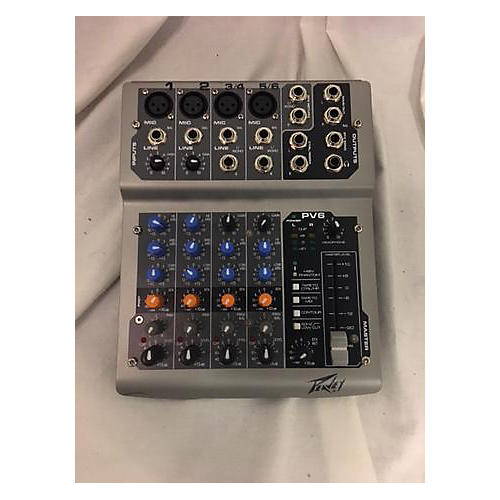 Used Peavey PV6 Unpowered Mixer Guitar Center