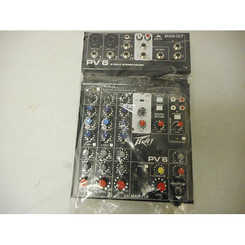 Used Peavey PV6 Unpowered Mixer Guitar Center