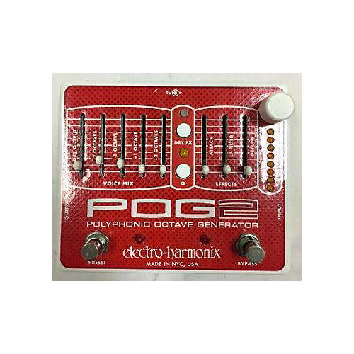 Used ElectroHarmonix Pog2 Polyphonic Octave Generator Effect Pedal