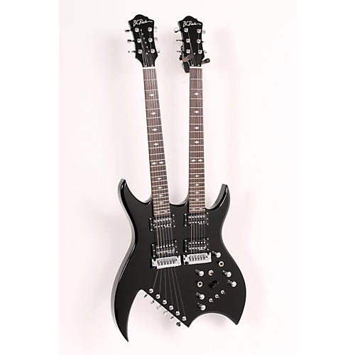 B.C. Rich Pro X Custom Bich Double Neck Electric Guitar Gloss Black ...