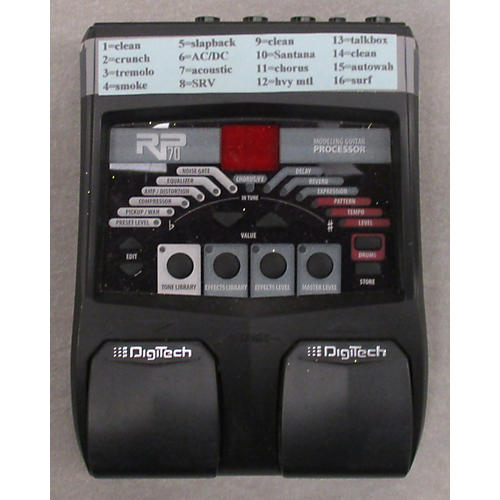 Used Digitech RP70 Effect Processor Guitar Center