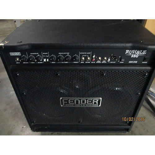 Used Fender Rumble 350 350W 2x10 Bass Combo Amp Guitar Center