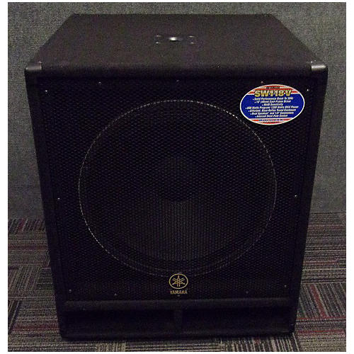 Used Yamaha SW118V Unpowered Subwoofer Guitar Center