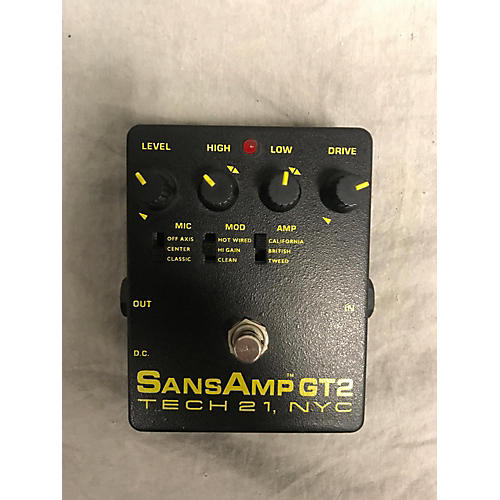 Used Tech 21 Sansamp GT2 Tube Amp Emulator Effect Pedal Guitar Center