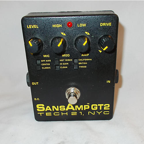 Used Tech 21 Sansamp GT2 Tube Amp Emulator Effect Pedal Guitar Center