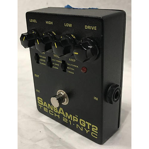Used Tech 21 Sansamp GT2 Tube Amp Emulator Effect Pedal Guitar Center