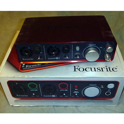 Used Focusrite Scarlett 2i2 USB Audio Interface Guitar Center