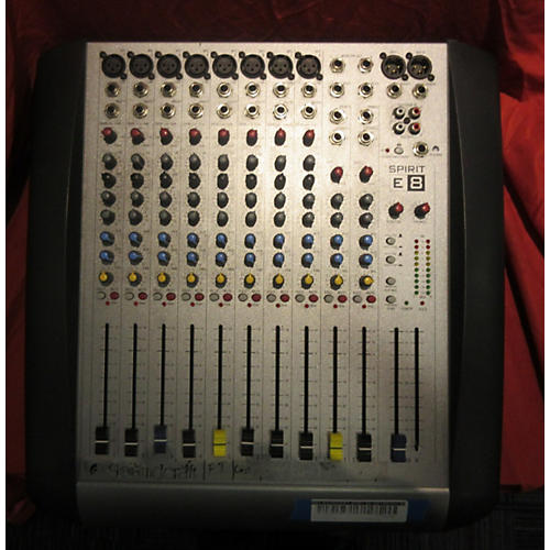Used Soundcraft Spirit E8 Unpowered Mixer Guitar Center