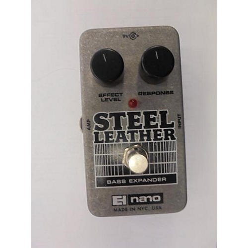 Used ElectroHarmonix Steel Leather Nano Bass Expander Bass Effect