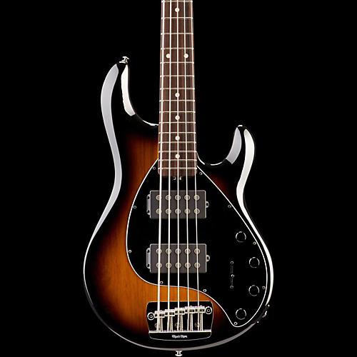 Ernie Ball Music Man Stingray 5 HH 5String Electric Bass Tobacco Burst